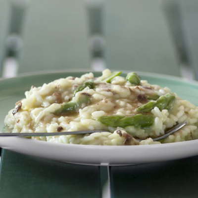 ASPARAGUS AND ANCHOVIES RISOTTO