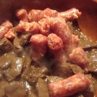 Meat and sausage stew