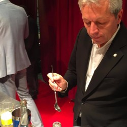 happy hour et sabayon italien cocktail prosecco preparation avec italyfood montecarlo salon gastronomie monte carlo 2015