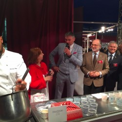 happy hour et sabayon italien au cafe chef guzzone mario moranzoni ezio daniele avec italyfood montecarlo salon gastronomie monte carlo 2015