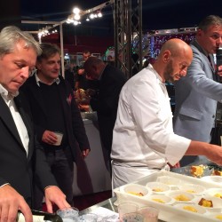 happy hour et sabayon italien au cafe preparation chef guzzone 10 avec italyfood montecarlo salon gastronomie monte carlo 2015