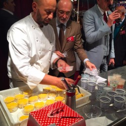 happy hour et sabayon italien au cafe preparation chef guzzone 6 avec italyfood montecarlo salon gastronomie monte carlo 2015