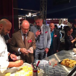 happy hour et sabayon italien au cafe preparation chef guzzone 7 avec italyfood montecarlo salon gastronomie monte carlo 2015