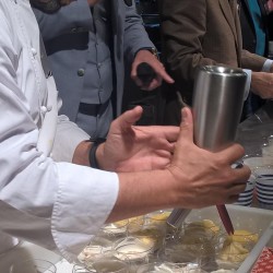 happy hour et sabayon italien panettone creme cafe massimo guzzone avec italyfood montecarlo salon gastronomie monte carlo 2015