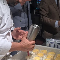 happy hour et sabayon italien panettone siphon cafe massimo guzzone avec italyfood montecarlo salon gastronomie monte carlo 2015