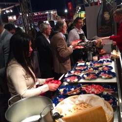 degustation de produits italiens avec italyfood montecarlo preparation marcello salon gastronomie monte carlo 2015