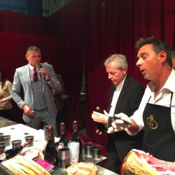 degustation de produits italiens cocktail avec italyfood montecarlo salon gastronomie monte carlo 2015