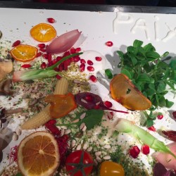 degustation de produits italiens plat de la paix chef massimo guzzone avec italyfood montecarlo salon gastronomie monte carlo 2015
