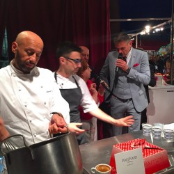 happy hour et sabayon italien au cafe preparation chef guzzone 4 avec italyfood montecarlo salon gastronomie monte carlo 2015