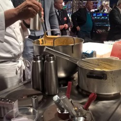 happy hour et sabayon italien panettone du chef massimo guzzone avec italyfood montecarlo salon gastronomie monte carlo 2015